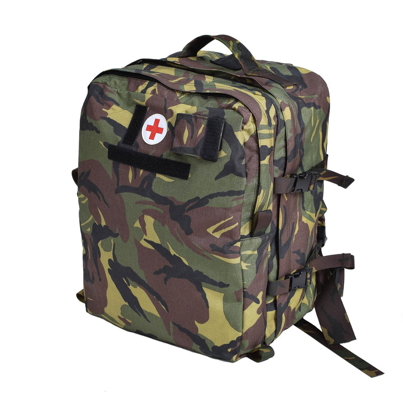 Echte Nederlandse Militaire Militaire Medic Backpack Paramedicus Rucksack Waterdicht DPM Camo Nieuw