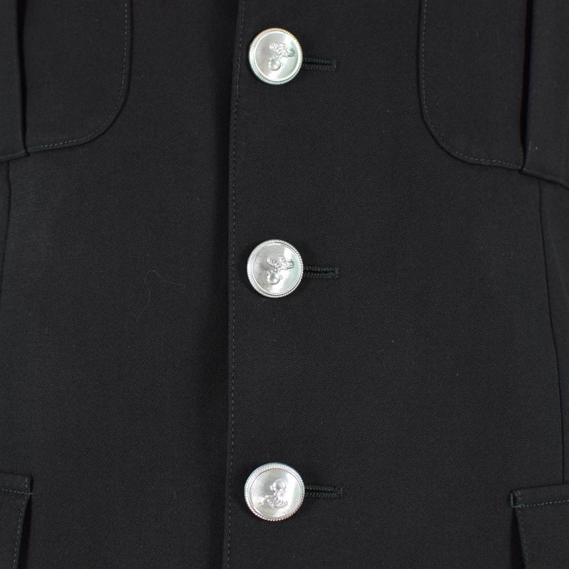Origineel Italiaans militair politiejas Officiële officier formeel zwart uniform