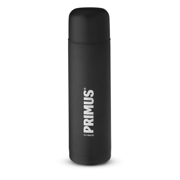Primus vacuümfles zwarte maat 1 liter 24 uur warmte koude retentie afdichting mok