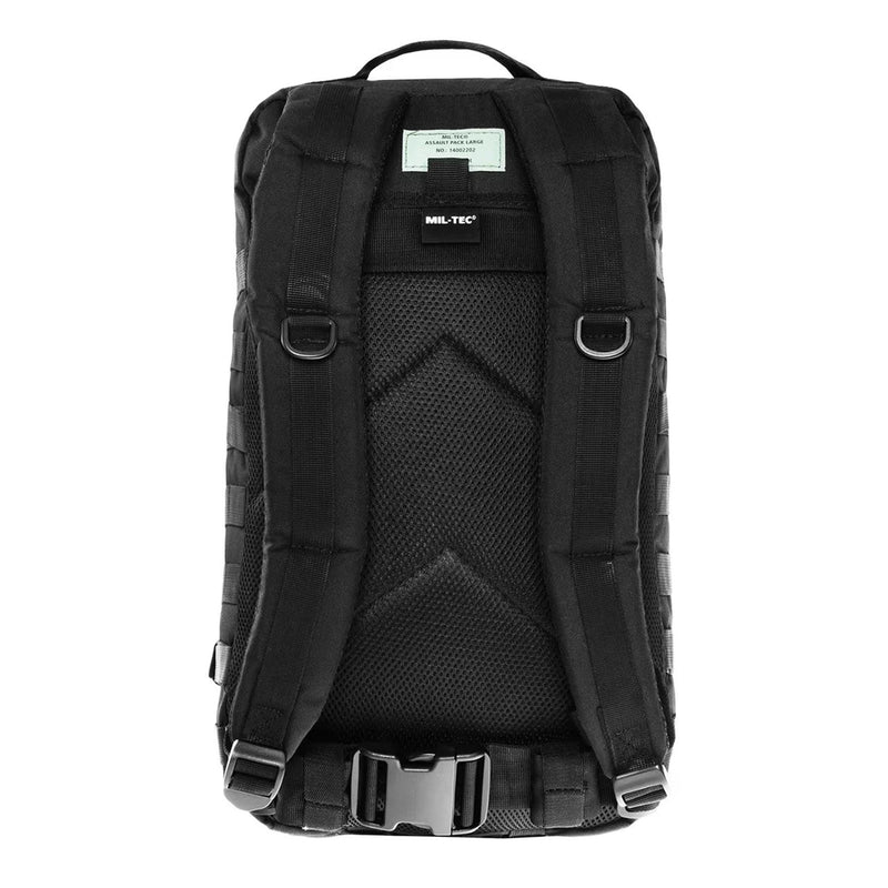 Mil-Tec U.S. Assault 36l Backpack Trekking Rucksack Hiking Outdoor Daypack Black