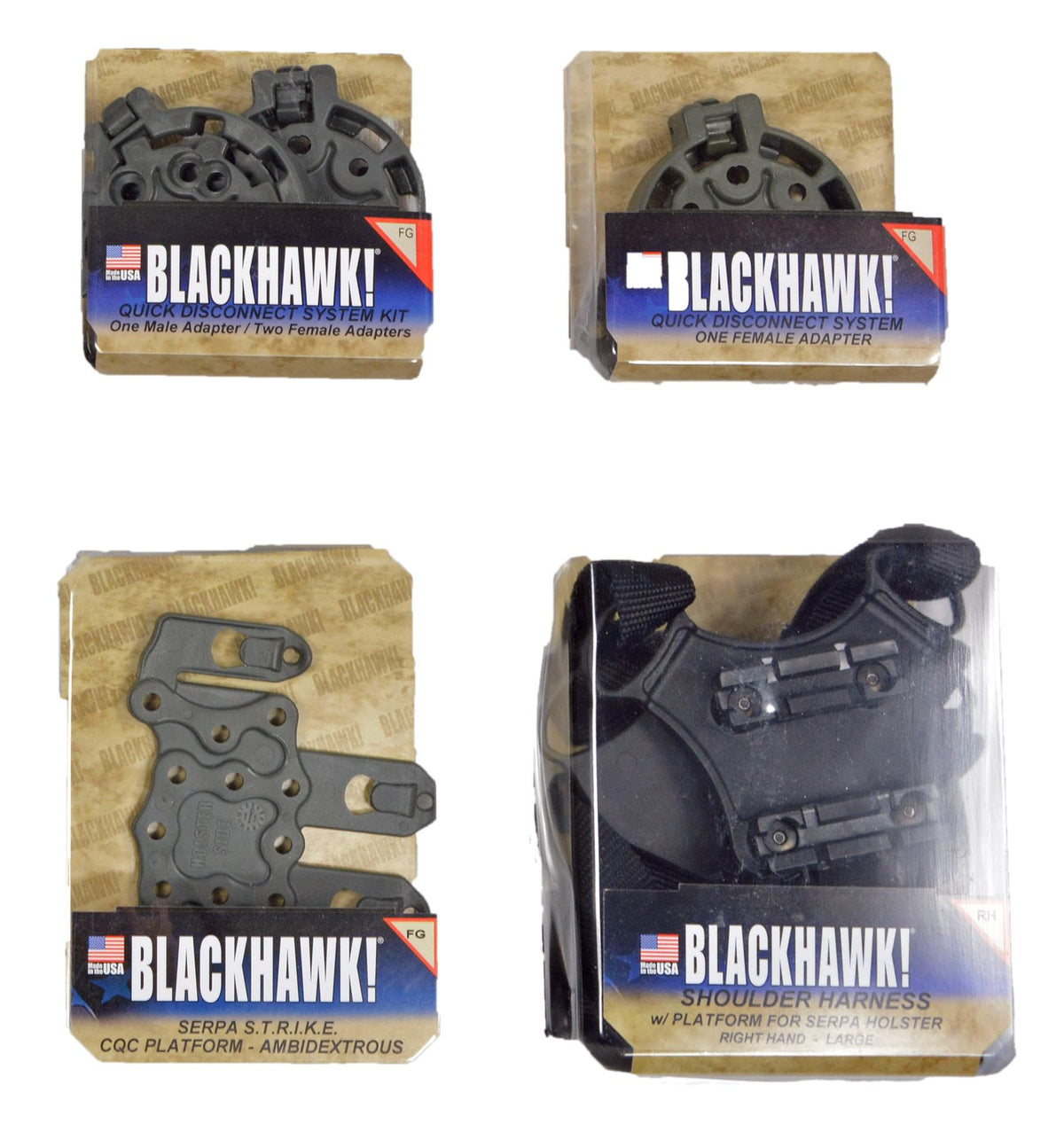Originele Amerikaanse militaire pistoolholsterset Blackhawk SERPA LV3 Beretta Foliage
