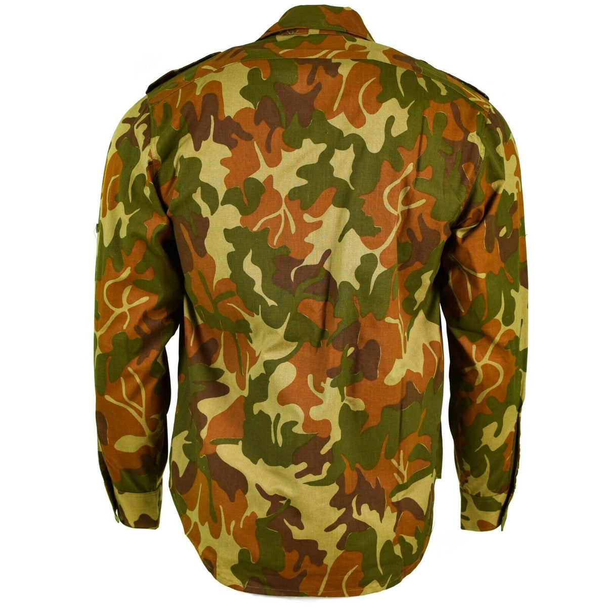 Origineel Roemeens leger M90 Combat Shirt Borstzakken Outdoor Leaf Camo