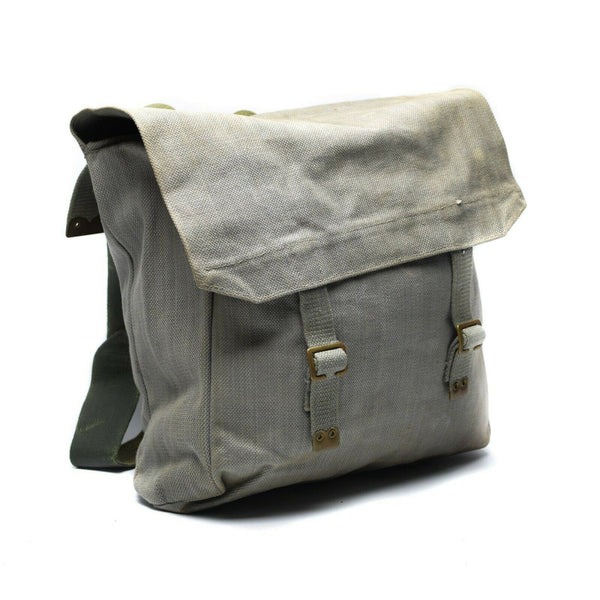 Origineel Brits leger M37 Haversack canvas grijs pack militaire grote zijtas