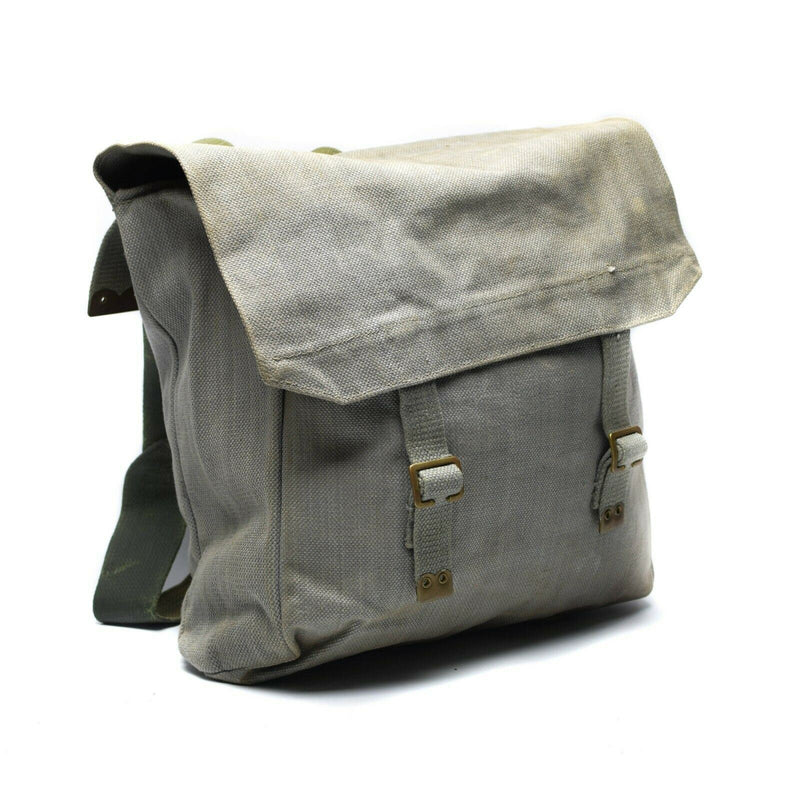 Origineel Brits leger M37 Haversack canvas grijs pack militaire grote zijtas