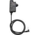 Earmor PTT-adapter Motorola 1-pins radio-headset Bedraad tactisch Zwart