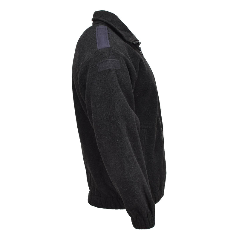 Originele Nederlandse militaire politie Fleece Jacket Warm Sweater Winter Jumper Black