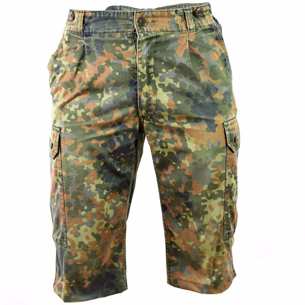 Originele Duitse legerhorts gevechten veld flecktarn camouflage bermuda