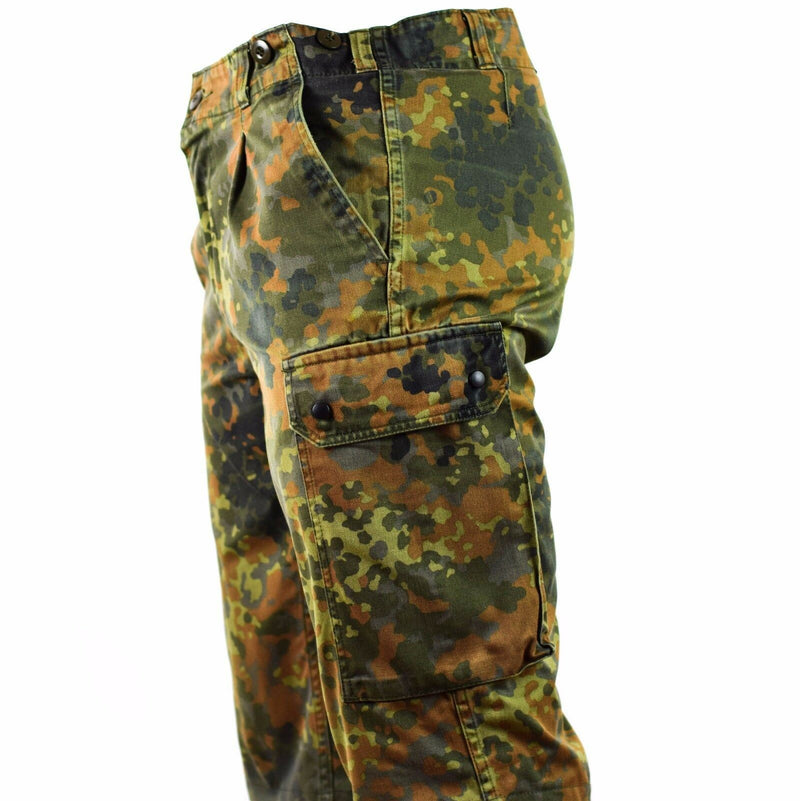 Originele Duitse legerhorts gevechten veld flecktarn camouflage bermuda