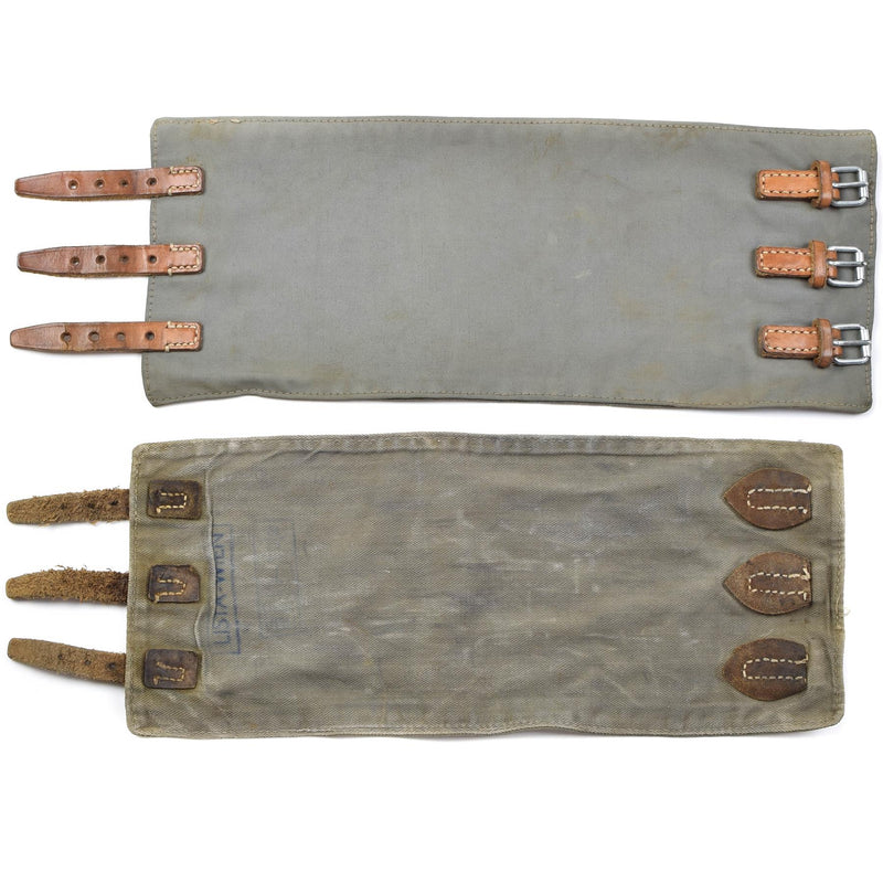 Oorspronkelijke Oostenrijkse leger M58 Leg Beaders. Vintage militaire surplus -Gaiter