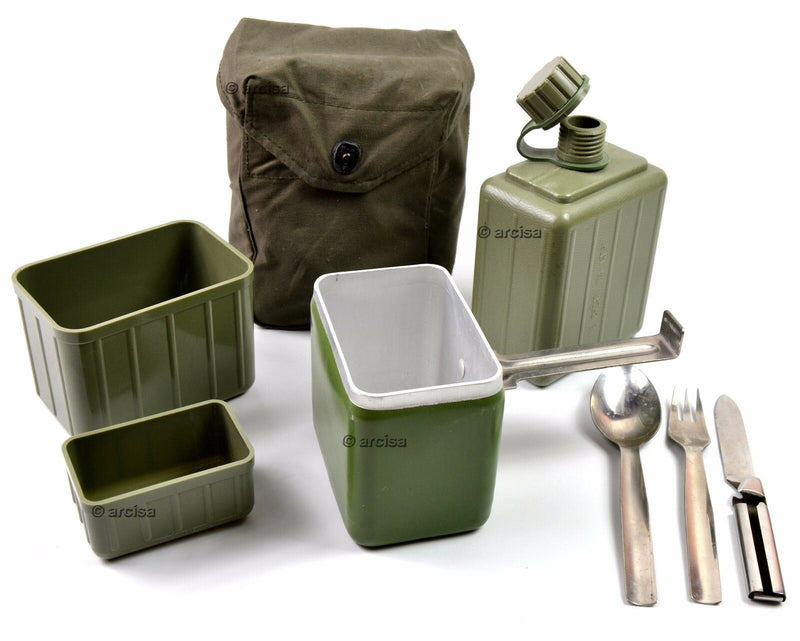 Originele Joegoslavische puinhoopkit. Leger Military Mess Kit Canteen bestek