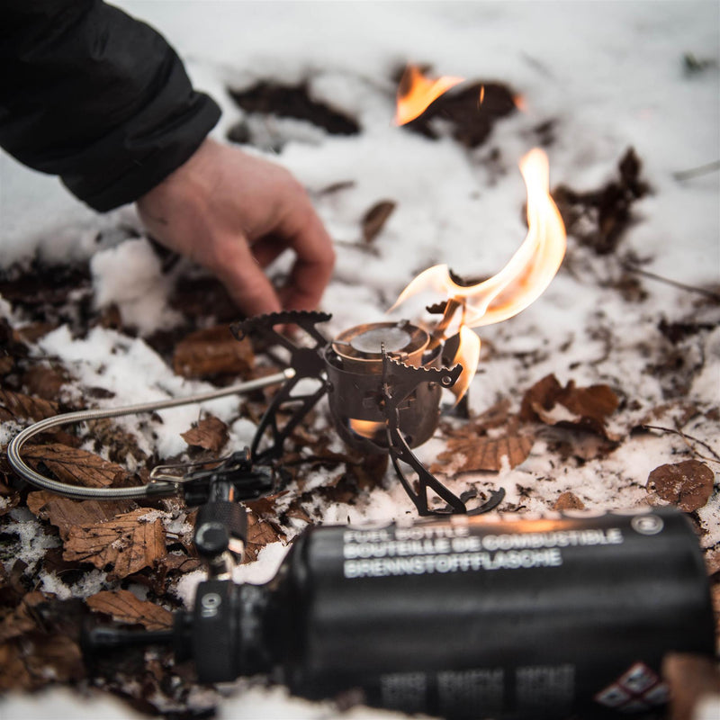 Optimus polaris fornuis optifuel tactisch camping wandelkamp opvouwbaar lichtgewicht