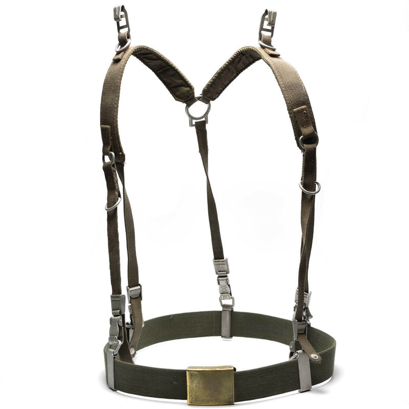 Duits leger y-rand Suspenders Belt Webbing Set System Tactical Harness Pack