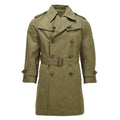 Originele Spaanse militaire trenchcoat Gabardine Formal Field Beige