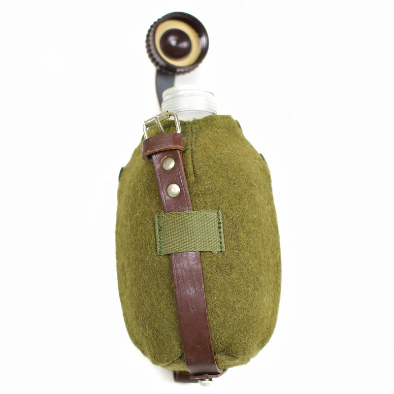 Echte Roemeens leger kantine Cup voelde dekking vintage retro waterbottle zoals nieuw