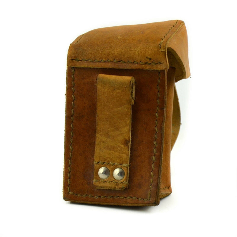Origineel Tsjechisch Servisch Joegoslavisch leger Bruin lederen munitie MAG POUCH MAGAZINE