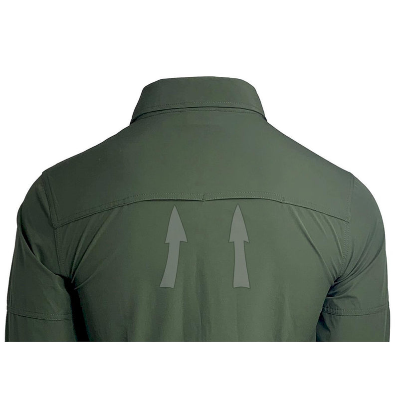 Texar Long Sleeve Military Shirt Slim Fit duurzame kledingklassiek Legeroverhemden