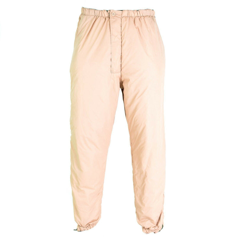 Brits leger omkeerbare broek thermisch groen kaki koud weer broek softtie