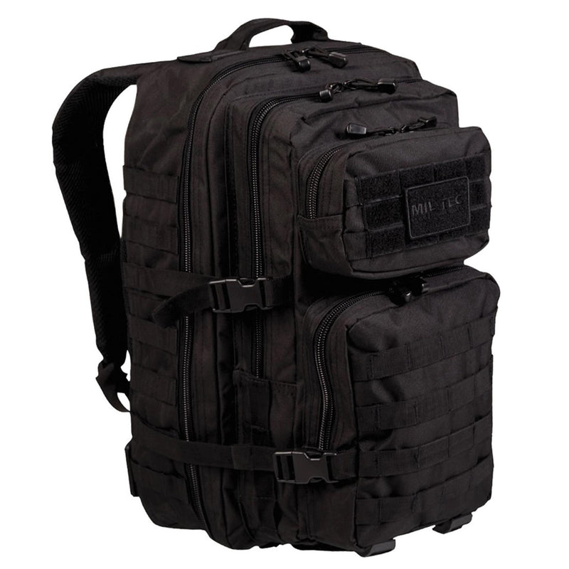 Mil-Tec U.S. Assault 36l Backpack Trekking Rucksack Hiking Outdoor Daypack Black