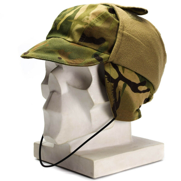 Echte Britse leger MTP Camo waterdichte gore Tex Cap gevoerde koude weerhoed nieuw