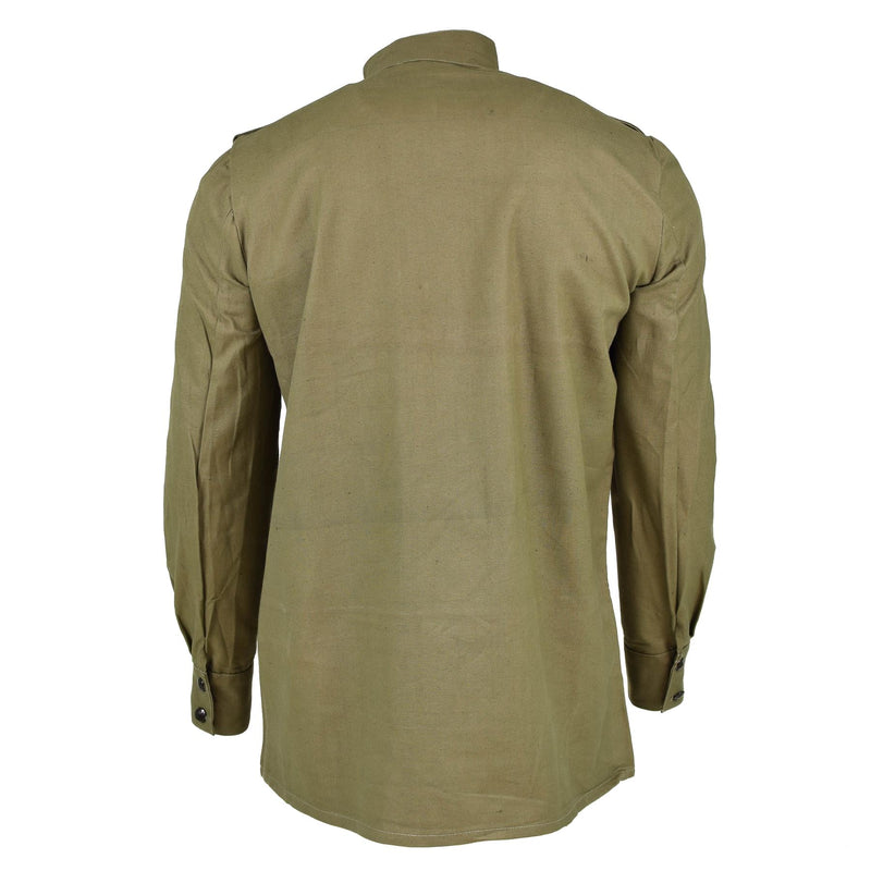 Origineel Bulgaarisch leger Olijf Khaki Shirt Jacket Combat Military Long Sleeve