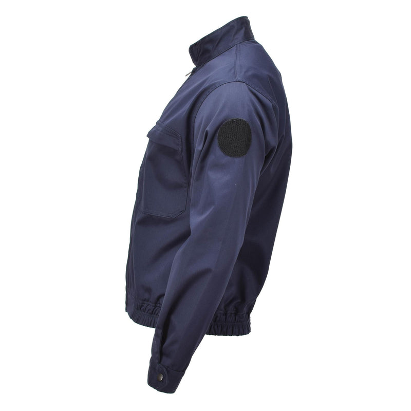 Echt Frans militair politie -uniforme jas Blue solide ripstop mp shirts nieuw
