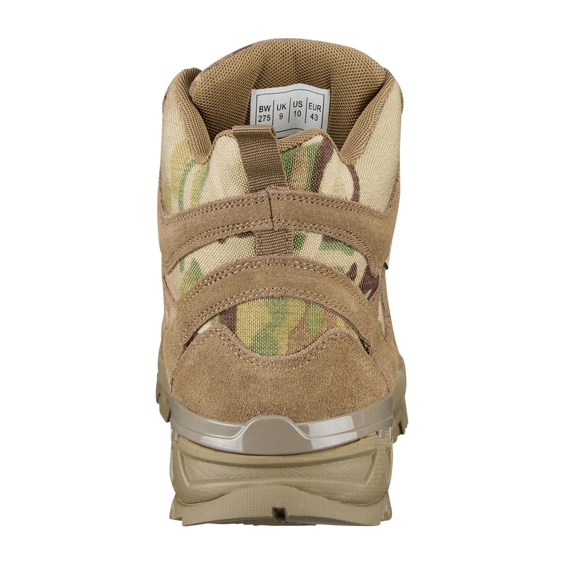 Teesar Squad Multicam Side Zip Boots Camping Hiking Trekking Combat Footwear