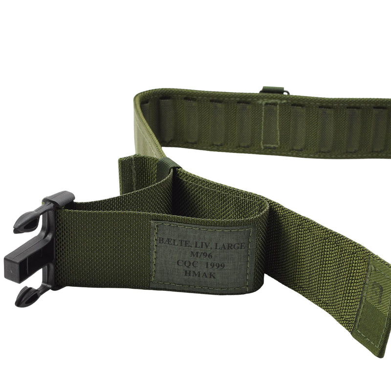 Origineel Deens leger tactische riem olijf verstelbaar veld webbing gevechten nieuw