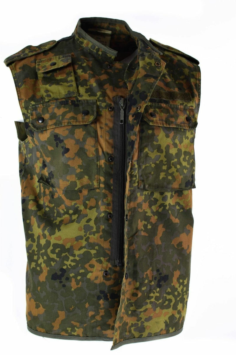 Origineel Duits legervest ritseld Flecktarn Camo tactisch gevecht BW Army Issue