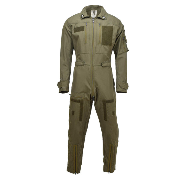 Echt Italiaans leger Coverall Flight Suite Militaire olijf jumpsuit Aramid