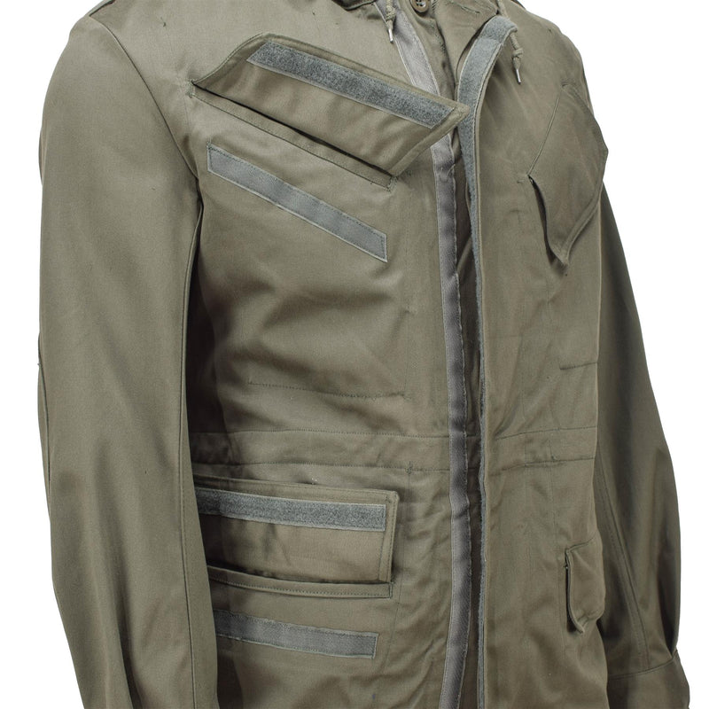 Echte België Militaire jas Olive Field Troops Bdu Hooded Parka Vintage Nieuw