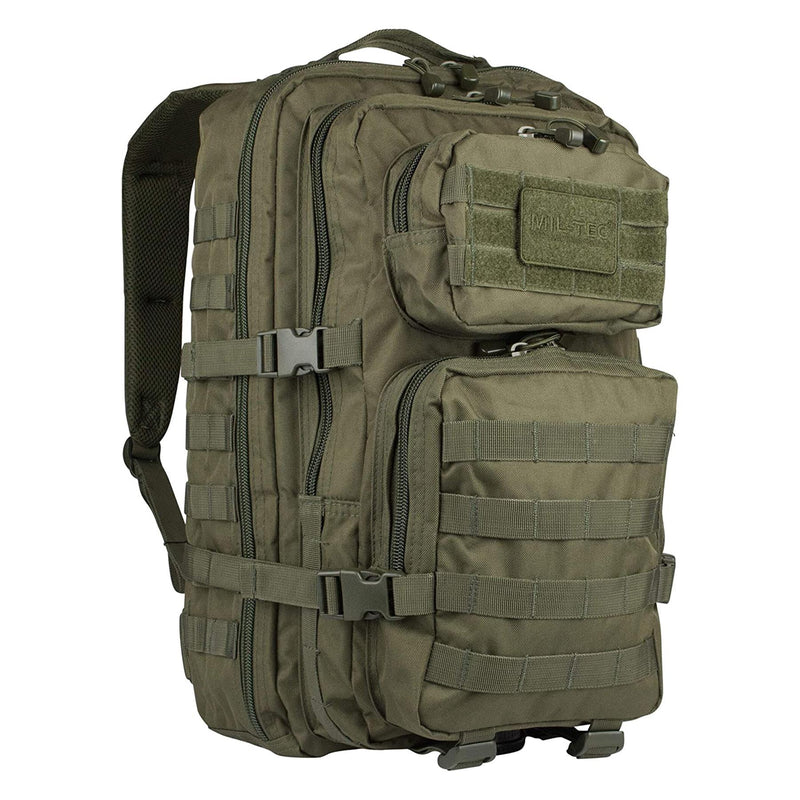 Mil-Tec U.S. Assault Combat Backpack Trekking Hiking Outdoor Rucksack 36L Olive