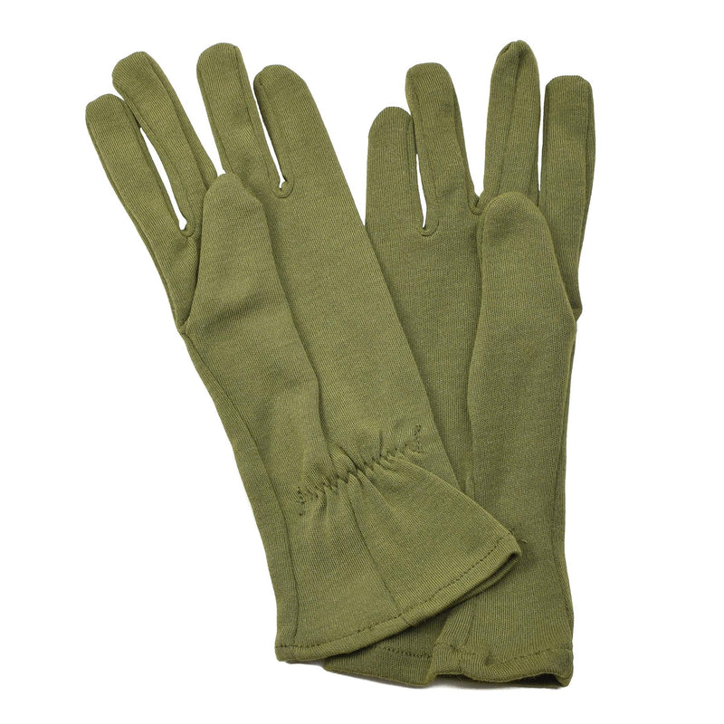 Echte Britse legerhandschoenen olijfhandwarmers brandbestendige vezelhandschoenen nieuw