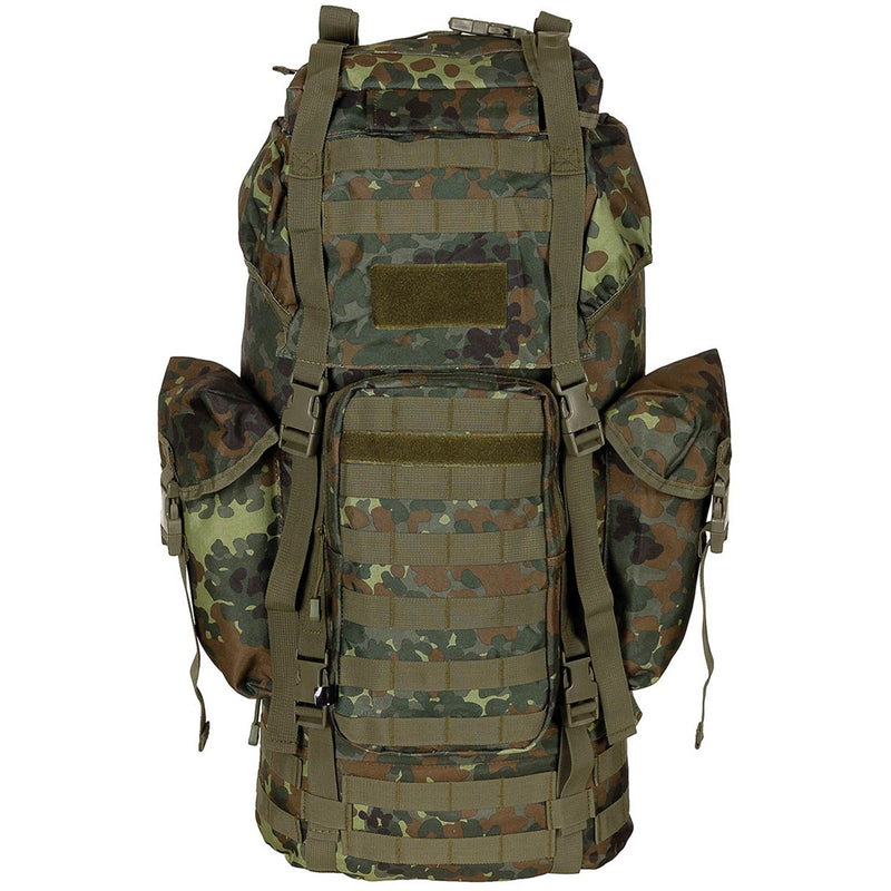 MFH Brand Army BW Combat Tactical Molle 65L Backpack Aluminium Rod Field Bag Nieuw