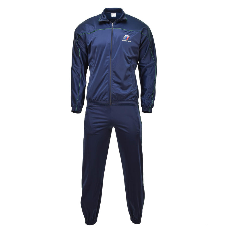 Origineel Frans leger tracksuit sportjack Activewear Suite top blauw shirt nieuw