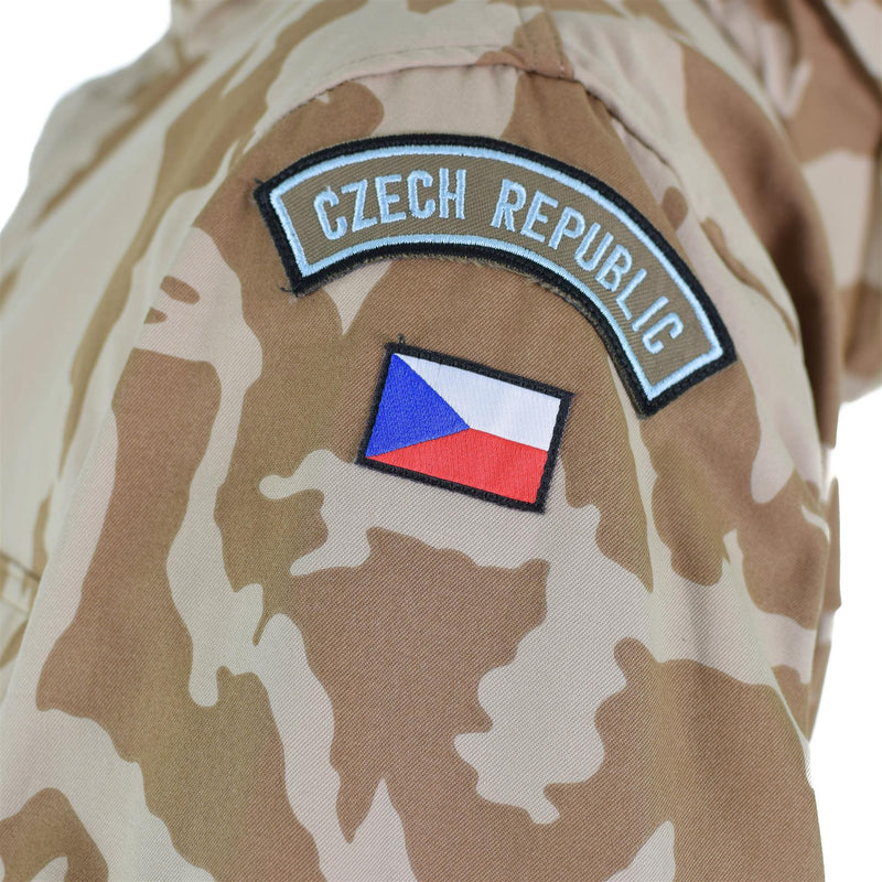 Originele Tsjechische leger parka winddichte jas BDU woestijn camo militair overschotnieuw
