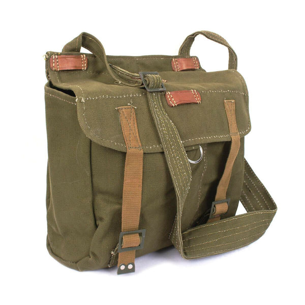 Echt Roemeens leger broodtas militair surplus olijfcanvas haversack surplus