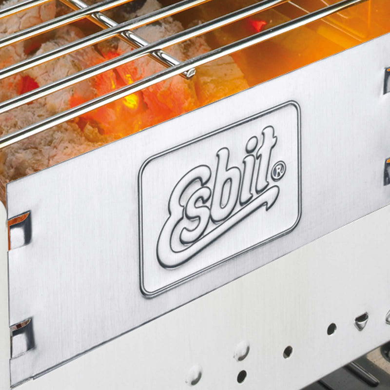 Esbit Brand BBQ Charcoal Grill Foldaway Compact Picnic Picnic Food Cooking Set