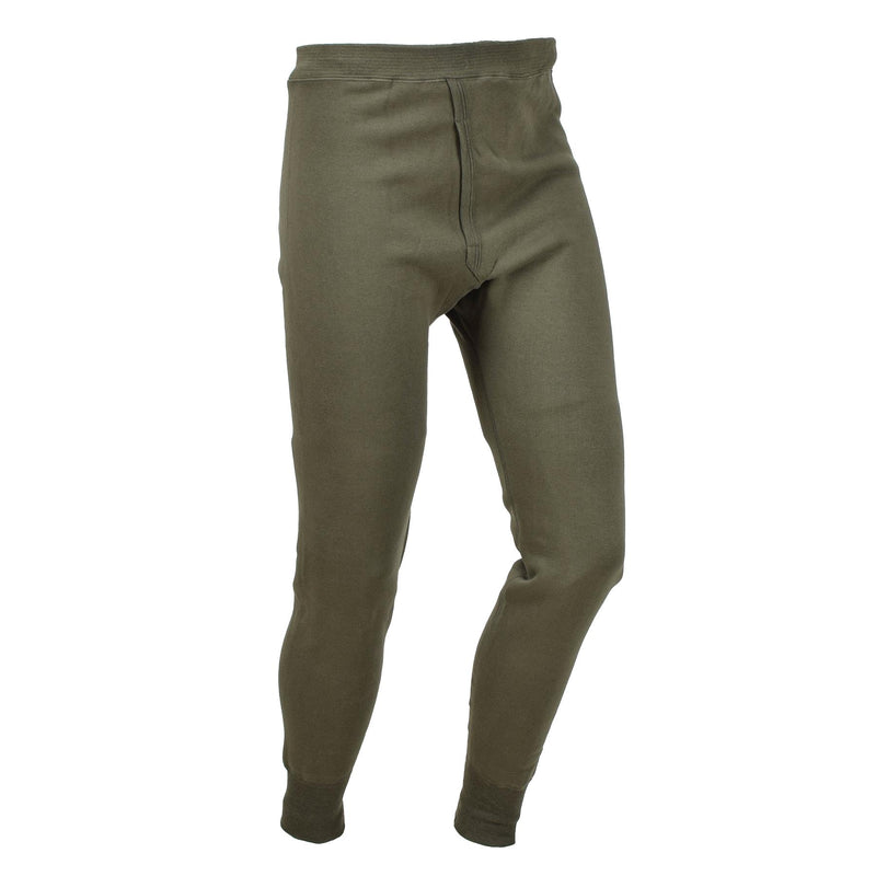 Originele Franse militaire thermische onderbroek koud weer opwarming broek olijf nieuw