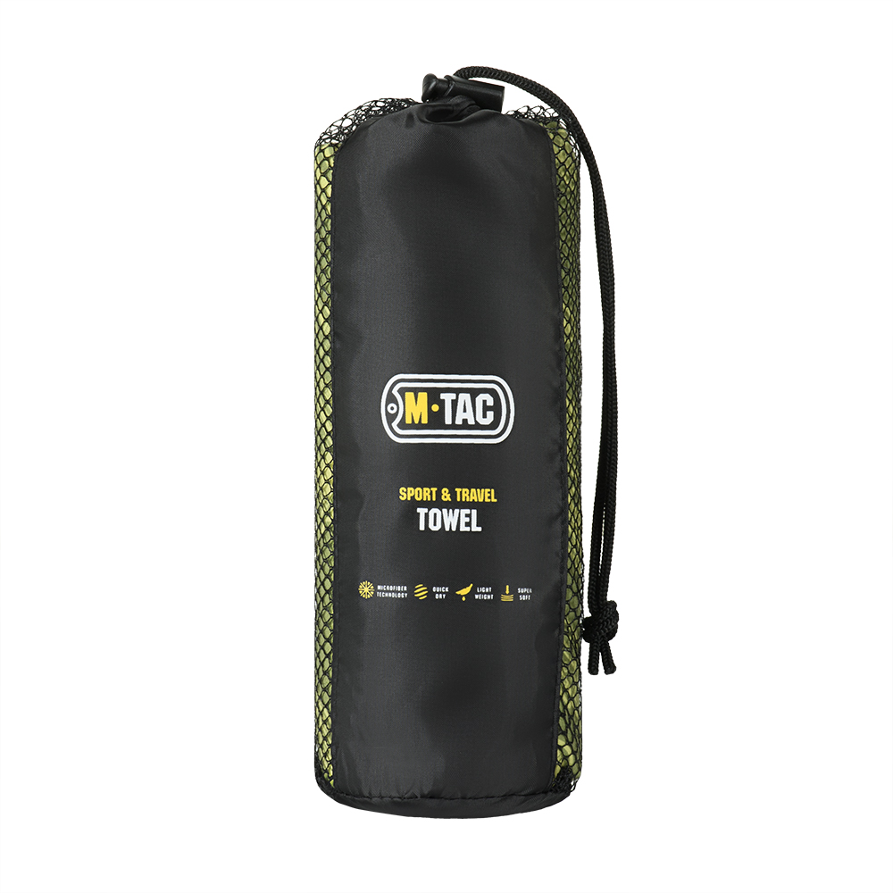M-TAC microvezelhanddoek 150x75cm sneldrogend buiten reizen kamperen groen