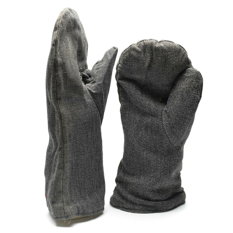Originele Zwitserse leger winterwanten met flanel voering militaire uitgifte handschoenen