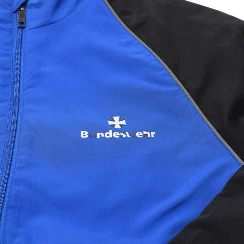 Echt Duitse militaire bundeswehr jas tracksuit shirts sportkleding blauw zwart