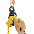 PETZL PRO TRAXION Progress Capture Katrol Draaibaar touwtransportapparaat Geel
