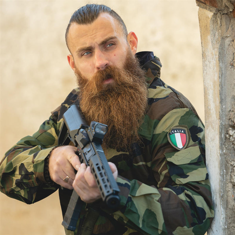 Origineel Italië militaire gevechtsjack lichtgewicht bos camo leger surplus nieuw