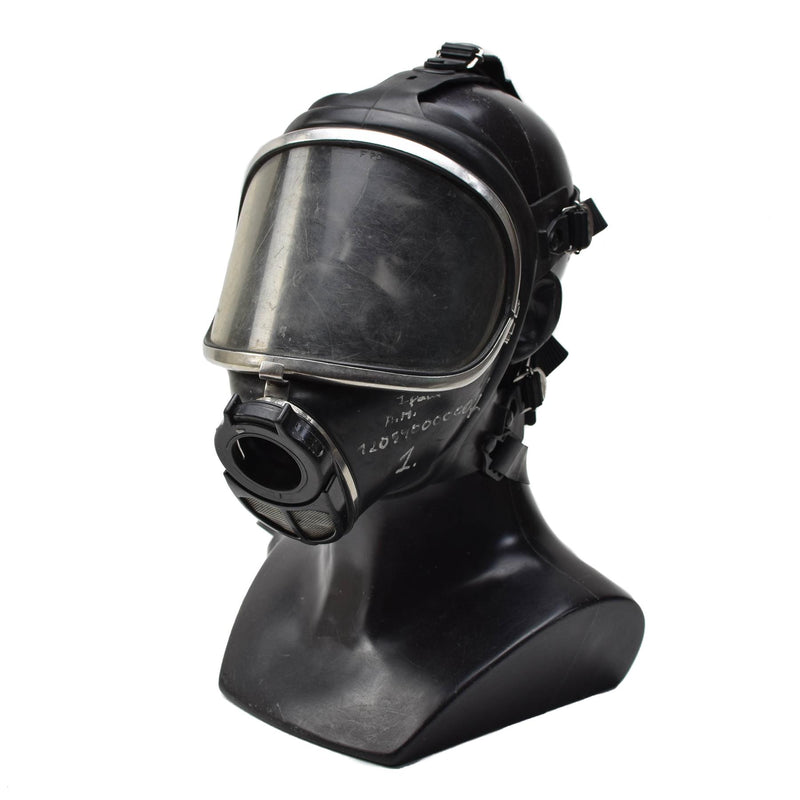 Echte drager panorama nova face mask firefighter gas volledige masker zwart