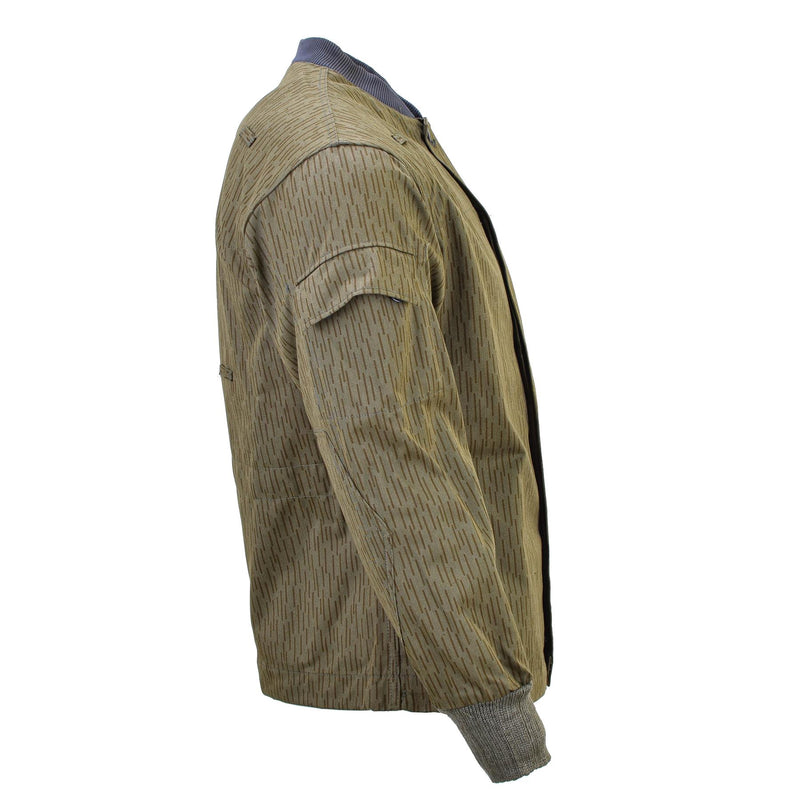 Origineel Duitse militaire NVA Strichtarn Camo Jacket Vintage Combat Field -uniform