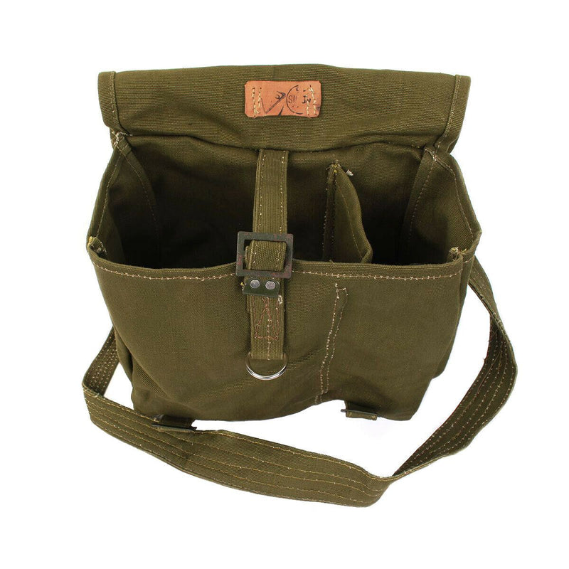 Echt Roemeens leger broodtas militair surplus olijfcanvas haversack surplus