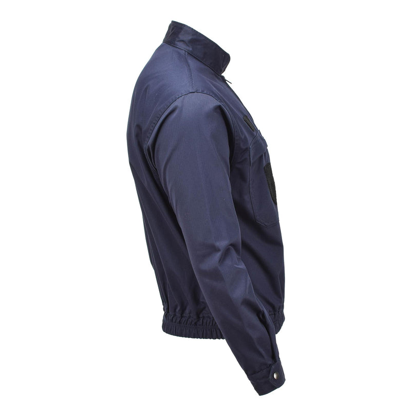 Echt Frans militair politie -uniforme jas Blue solide ripstop mp shirts nieuw
