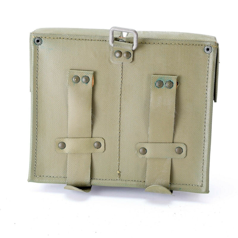Originele Duitse leger munitie tijdschriften zakje dubbele pvc gecoate mags mag olive od