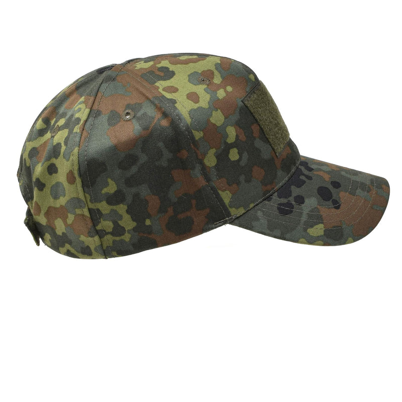 Leo Kohler Militair veld Baseball cap BW Flecktarn Camouflage Peaked Visor Cap