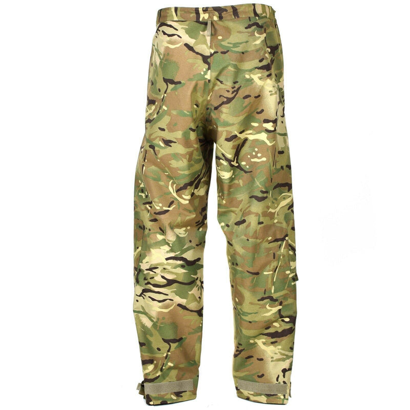 Echte Britse leger Militaire gevecht MVP MTP Camo -broek Waterdicht Goretex Nieuw